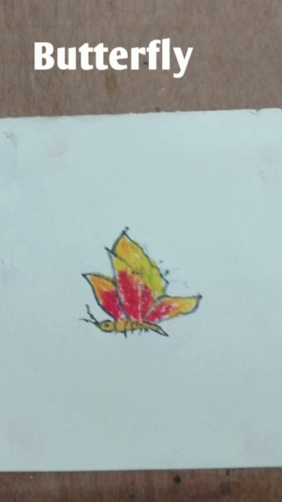 How to draw Butterfly easy