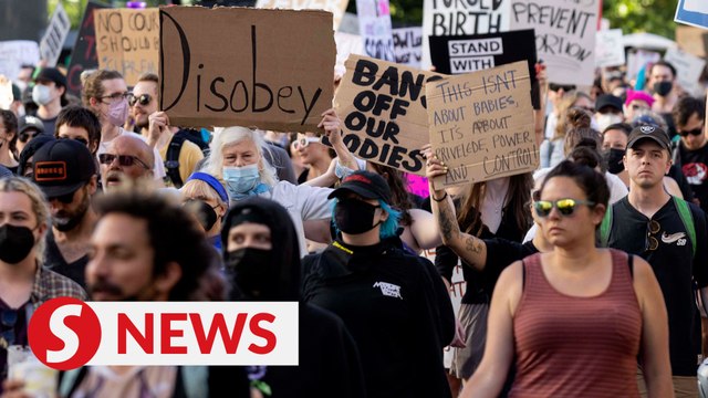 Protesters angered by US Supreme Court’s abortion rights ruling