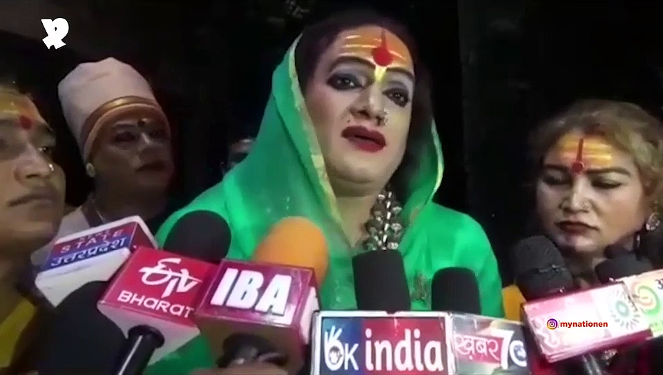 राम मंदिर बनाने को लेकर किन्नर अखाड़े के महामंडलेश्वर आए सामने