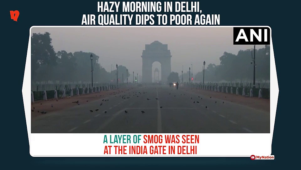 Air quality dips to poor again in Delhi