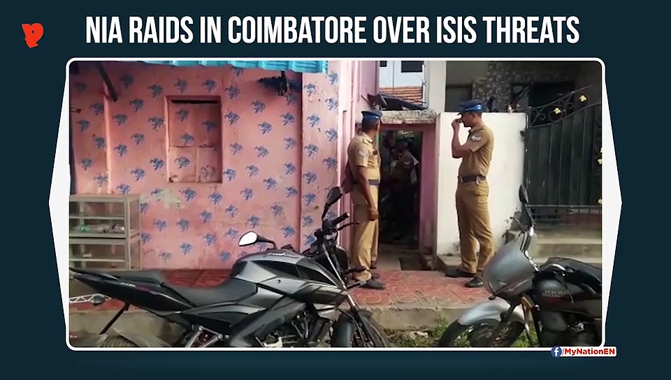 Tamil Nadu: NIA raids 5 locations in Coimbatore following terror threat