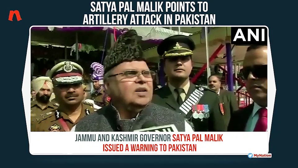 Jammu and Kashmir Governor Satya Pal Malik says Indian Army will enter terrorist camps in Pakistan