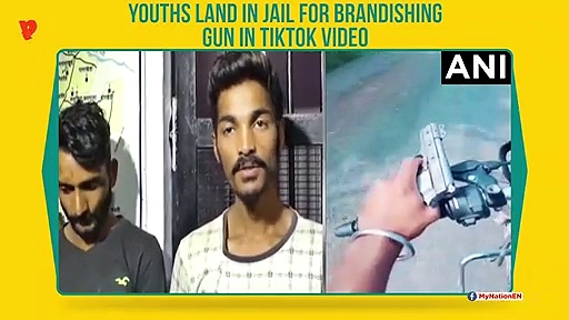 Madhya Pradesh: Youths brandish pistols in TikTok video, land in jail