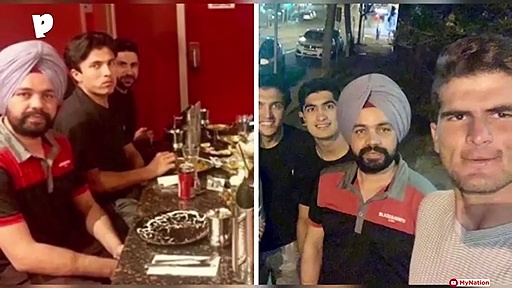 Indian Taxi Driver Enjoys Dinner With Pakistani Cricketers