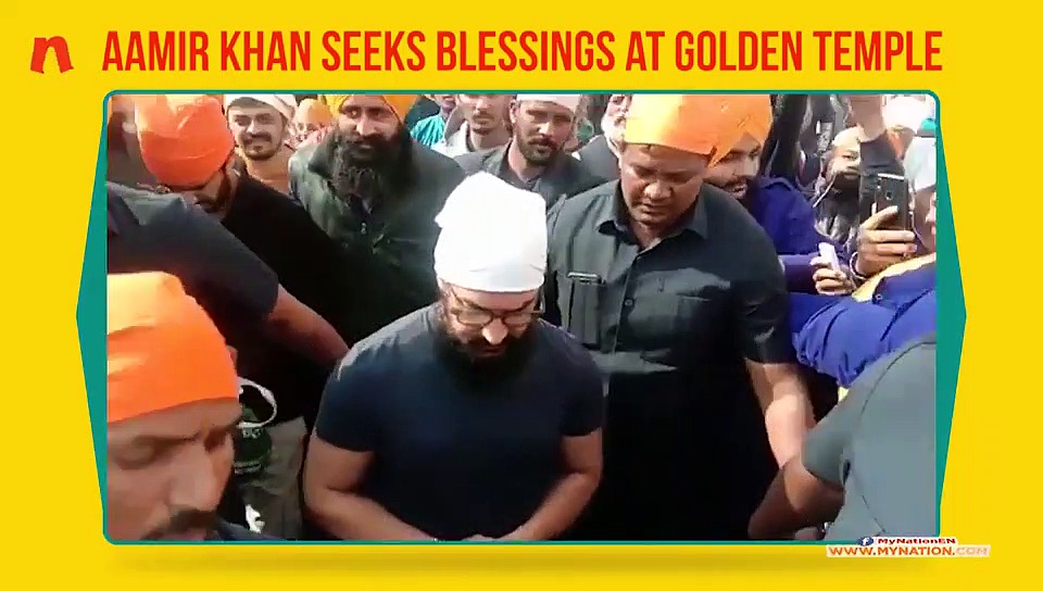 Bollywood star Aamir Khan visits Golden temple ahead of Laal Singh Chaddha release