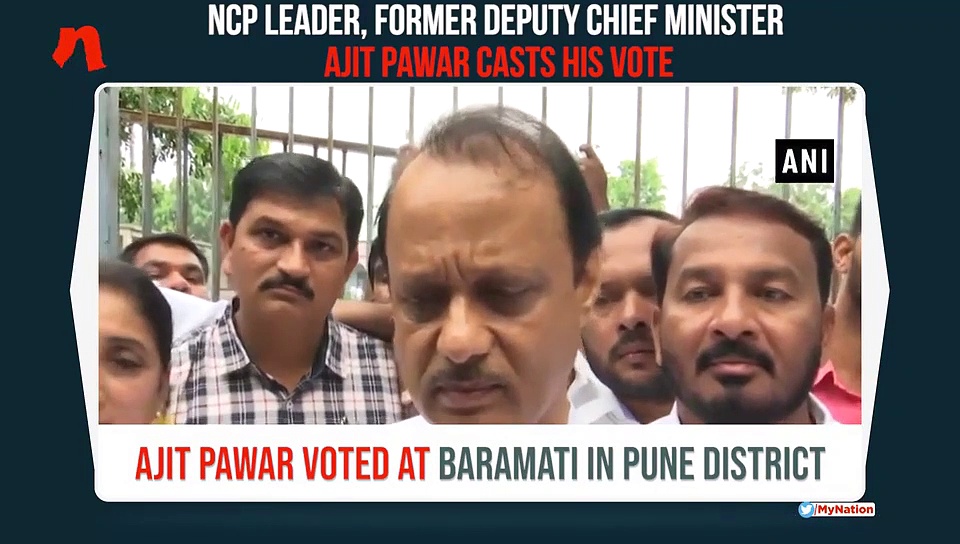 Maharashtra Assembly polls: Ajit Pawar casts his vote in Mumbai