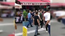 Simit satan yaşlı adama baba ve oğlundan meydan dayağı! Film izler gibi izlediler: Kadın araya girdi! O anlar kamerada