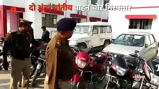 पुलिस के हत्थे चढ़े अंतर प्रान्तीय वाहन चोर गिरोह के दो सदस्य