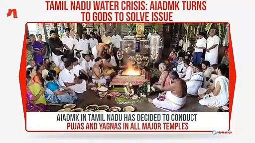 Tamil Nadu water crisis: AIADMK seeks divine intervention for rains; pujas across all temples