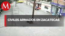 Reportan enfrentamiento de civiles armados en Zacatecas