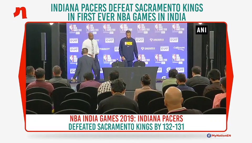 NBA India Games 2019: Indiana Pacers defeat Sacramento Kings