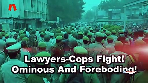 Fights between cops and lawyers leave society in a shambles