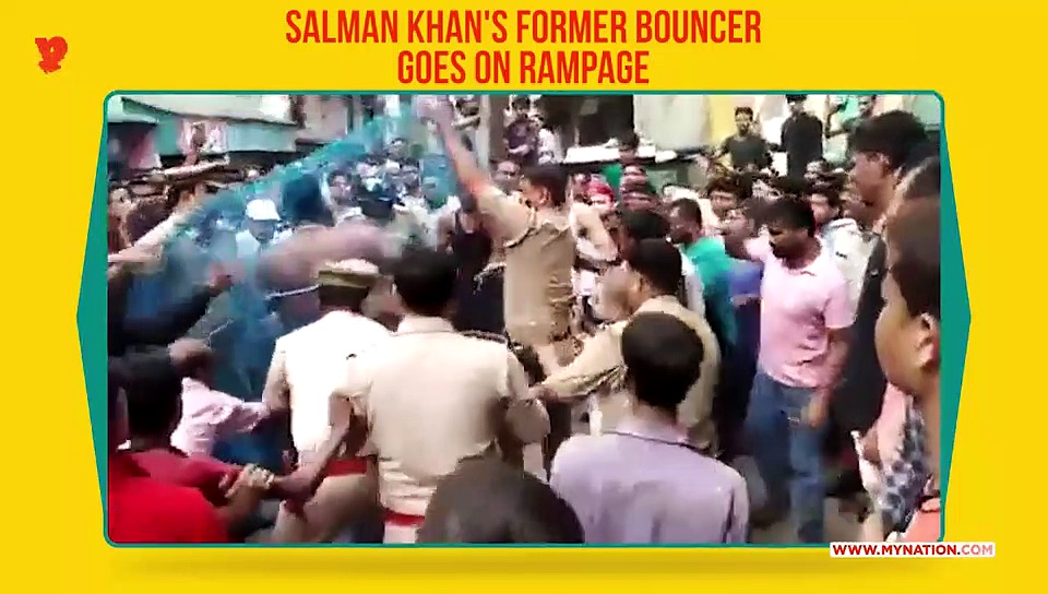 Salman Khan's former bouncer goes on rampage in Muradabad; caught and tied with rope