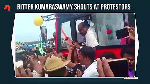 ‘You vote for Modi, ask us to solve problems’: Karnataka CM Kumaraswamy loses cool at protestors