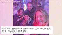 De férias do 'Jornal Hoje', Cesar Tralli curte viagem com Ticiane Pinheiro, filha e Rafa Justus. Fotos!