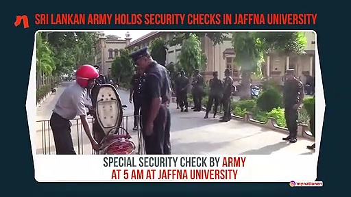 Sri Lanka bomb blasts: Army conducts special security check at Jaffna University