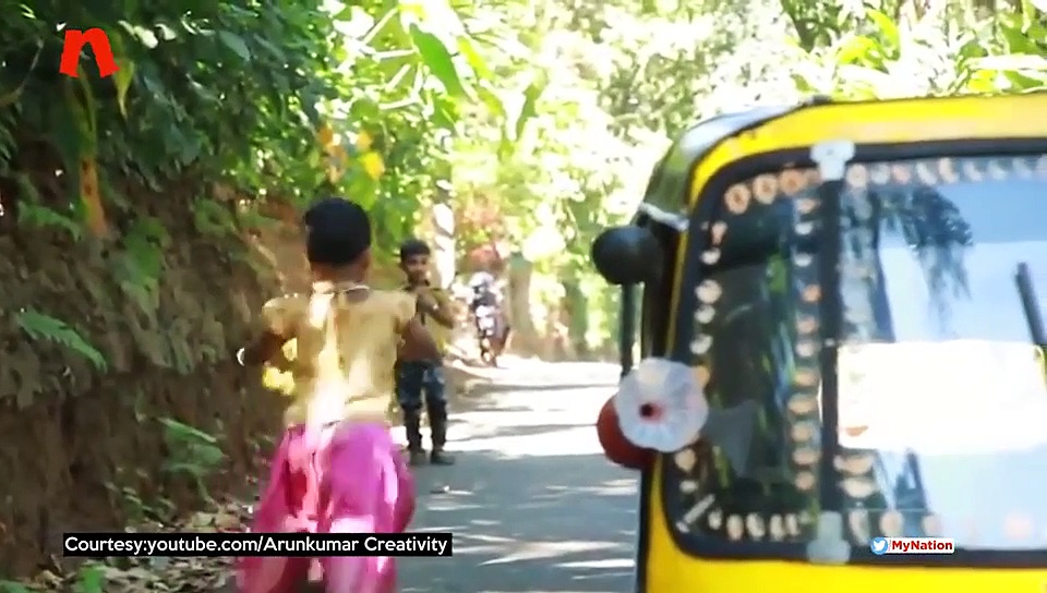 Kerala: Mohanlal fan builds auto-rickshaw for his kids