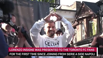 Download Video: Insigne thanks Toronto fans for warm welcome