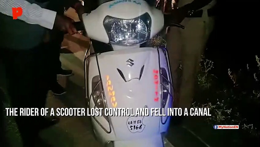 Scooter loses control, falls into canal; 3 dead in Karnataka's Mandya
