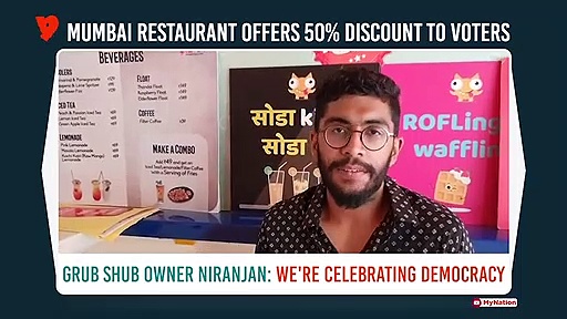 Voters enjoy Mumbai restaurant food at half price