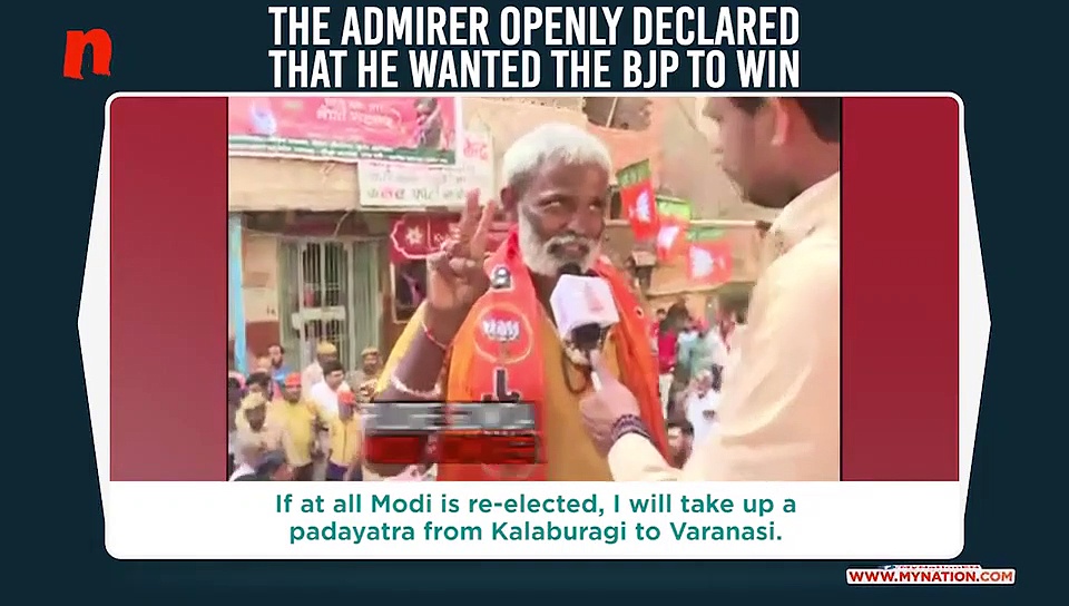 If Modi wins, his admirer set to undertake padayatra from Kalaburagi to Varanasi