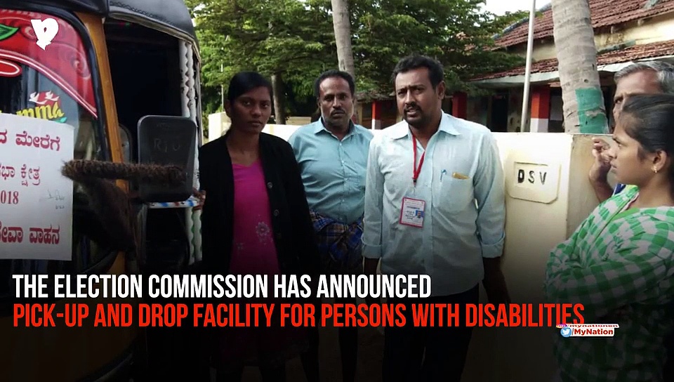 Karnataka by-election: Pick-up, drop facility for specially-abled announced by Election Commission (Video)
