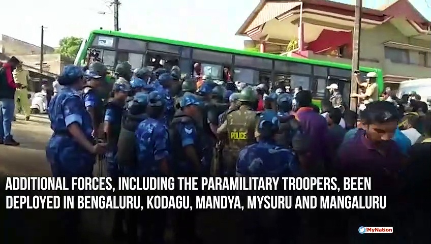 टीपू सुल्तान के जन्मदिन पर विवाद, छावनी में तब्दील हुए कर्नाटक के कई इलाके