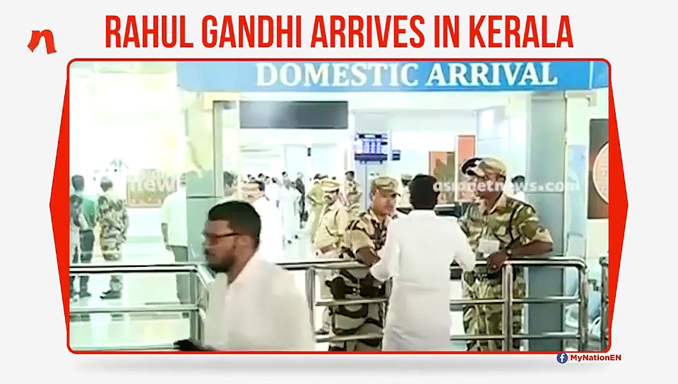 Wayanad MP Rahul Gandhi on 3-day visit to Kerala
