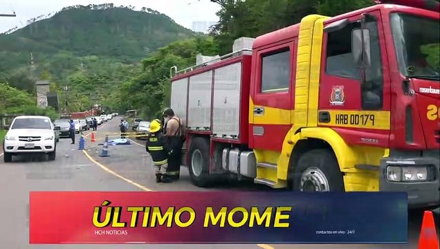 ¡Desgracia! Aparatoso accidente en carretera hacia Valle de Ángeles deja una persona muerta