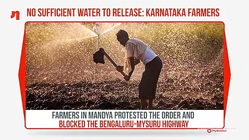 Farmers protest Cauvery Authority’s order to release water to Tamil Nadu