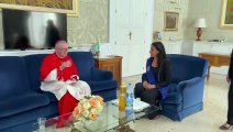 Il Cardinale Parolin incontra la presidente della Provincia Rosaria Succurro
