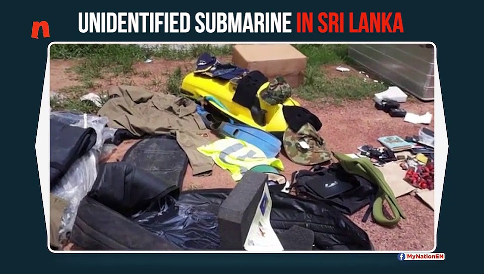Sri Lanka: Unidentified submarine found with weapons in Ampara