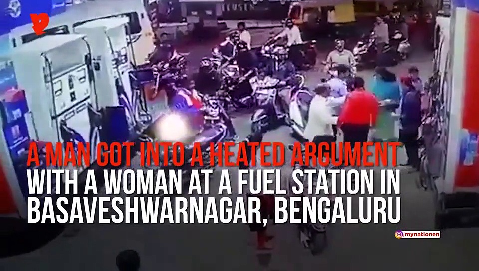 Bengaluru man abuses, kicks woman at fuel station over alleged accident