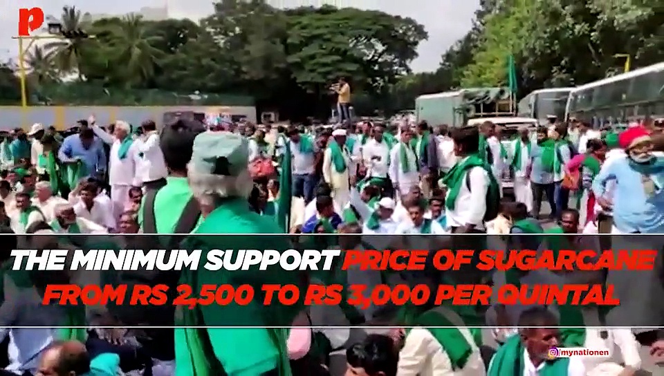 Kumaraswamy faces wrath of farmers demanding higher sugarcane MSP