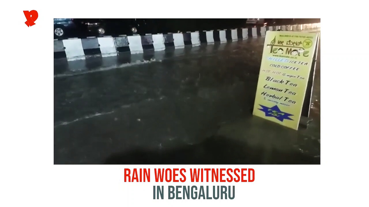 Heavy rains lash Bengaluru: Damaged cars, flooded roads, municipality on high alert (Video)