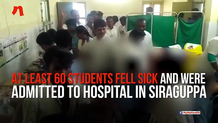 60 students admitted in Ballari hospital after consuming midday meal