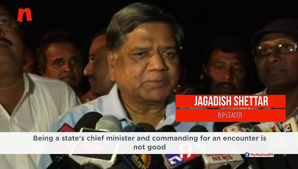 Kumaraswamy’s statement on shootout illegal: BJP leader Jagadish Shettar