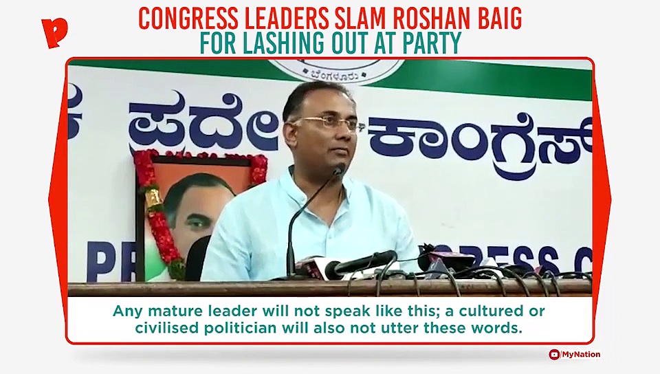 Karnataka Congress imbroglio: Stumped by Baig’s comments, leaders left fuming