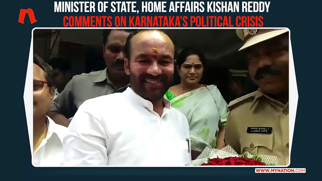 Karnataka MLAs’ resignation: MoS Home Affairs Kishan Reddy speaks of reason for political crisis