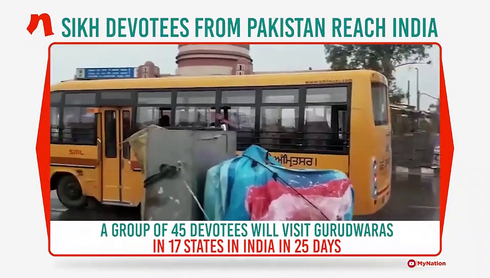 Despite tensions, Pakistani Sikh devotees cross Attari-Wagah border to enter India