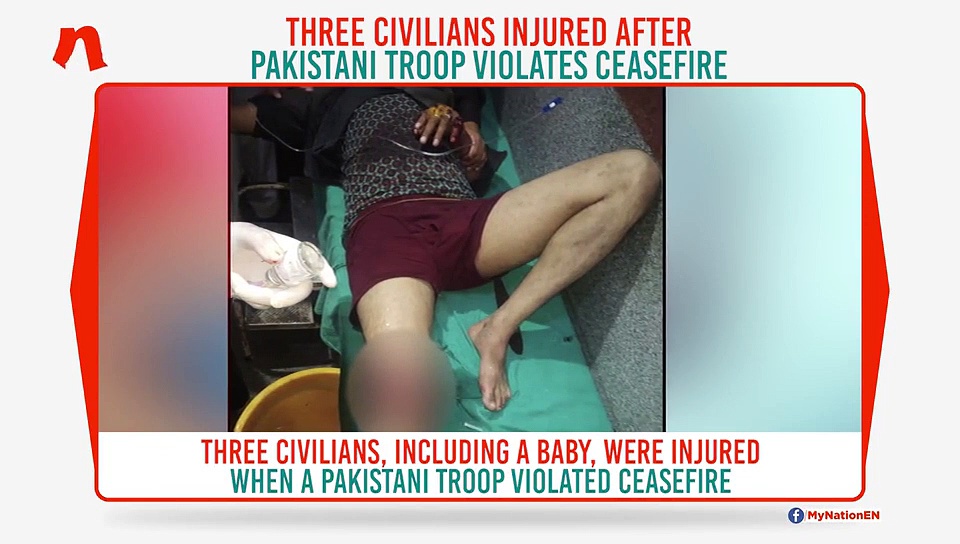 Pakistani troops violate ceasefire in Jammu and Kashmir; 3 civilians including baby injured