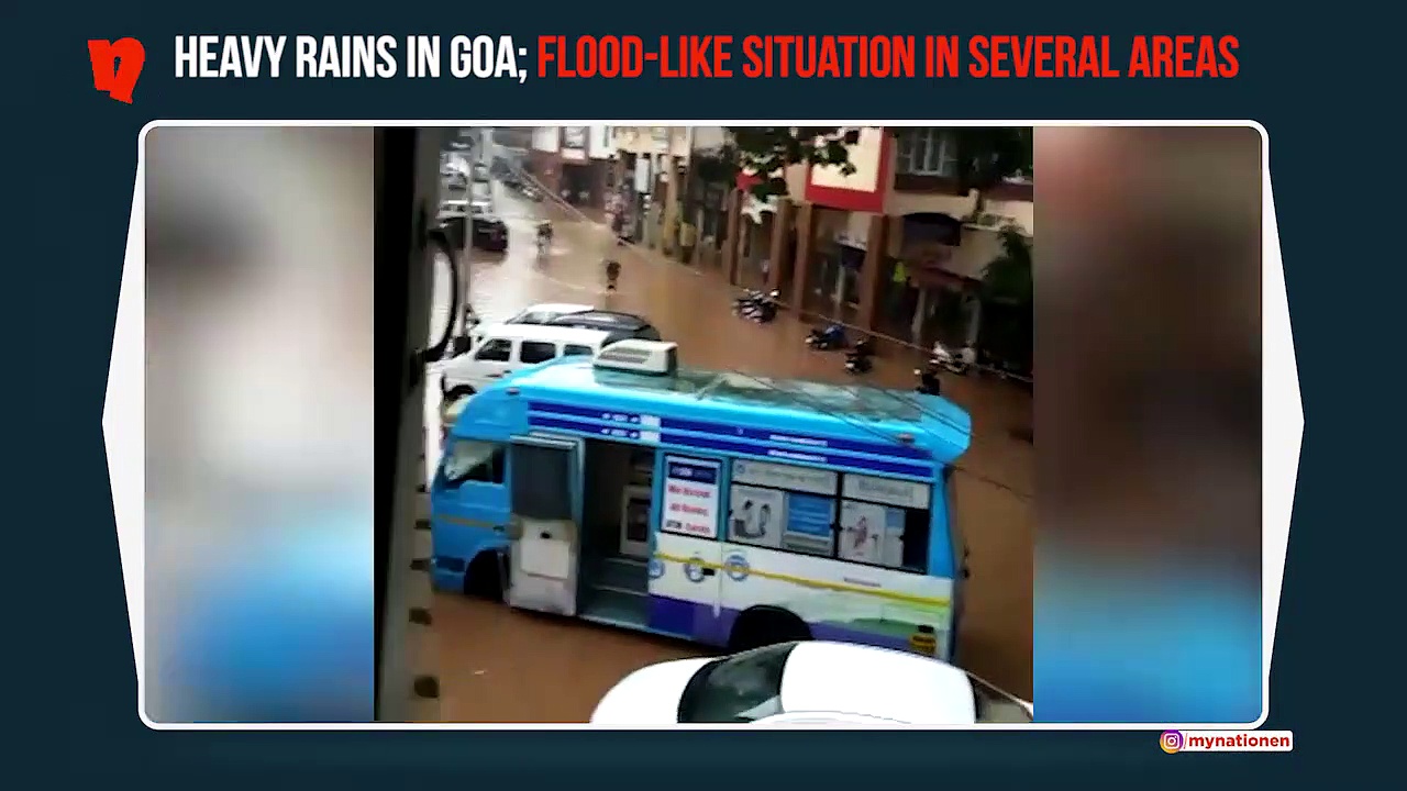 Goa receives rainfall; waterlogging disrupts daily life