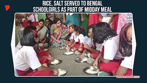 Bengal: Just rice, salt constitute midday meal in Hooghly government school