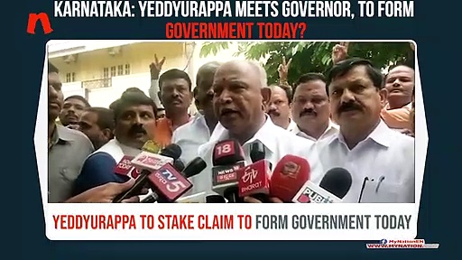 Karnataka: Yeddyurappa to stake claim to form government today