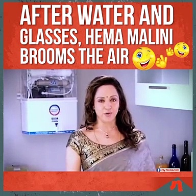 Hema Malini clears the air with broom, sees new endorsement deal on horizon?