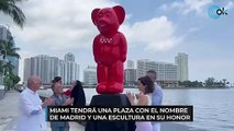 Miami tendrá una plaza con el nombre de Madrid y una escultura en su honor