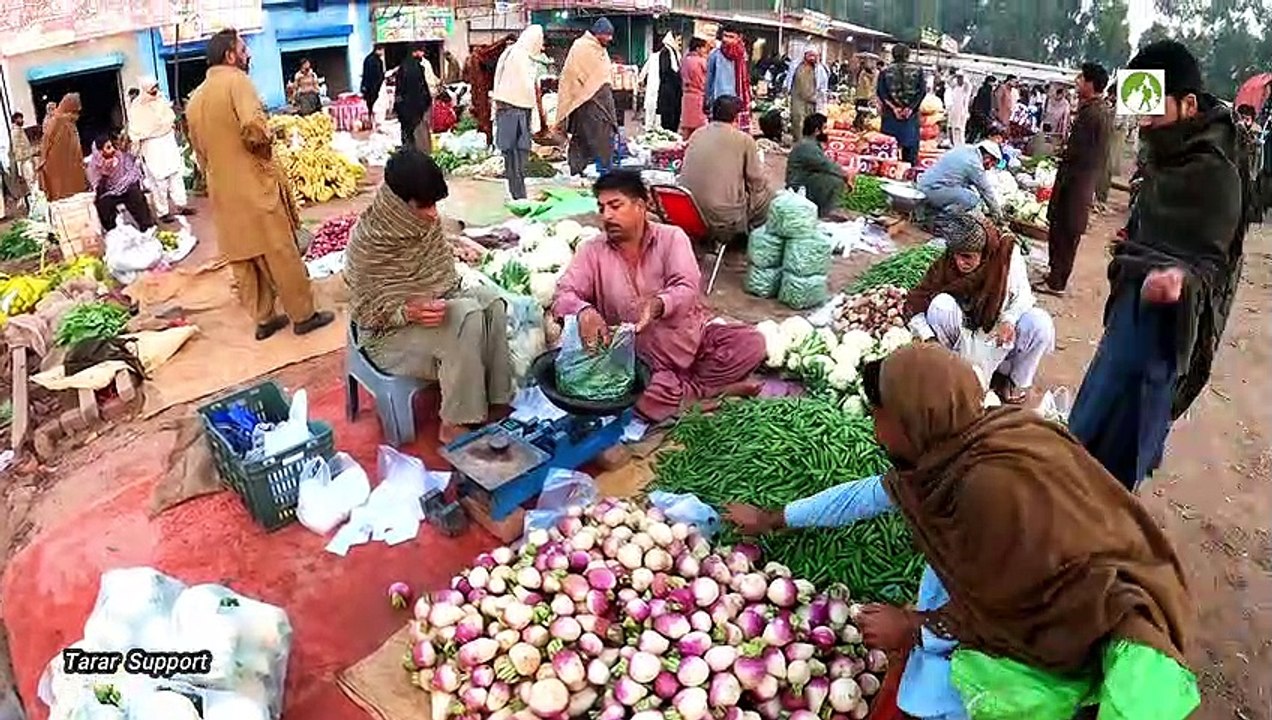 Rural Pakistan Vegetable & Fruit Market 2021