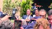 Lucía Pombo y Álvaro López Huerta salen de la iglesia tras darse el sí quiero en esta espectacular boda en Villafranca del condado, Segovia