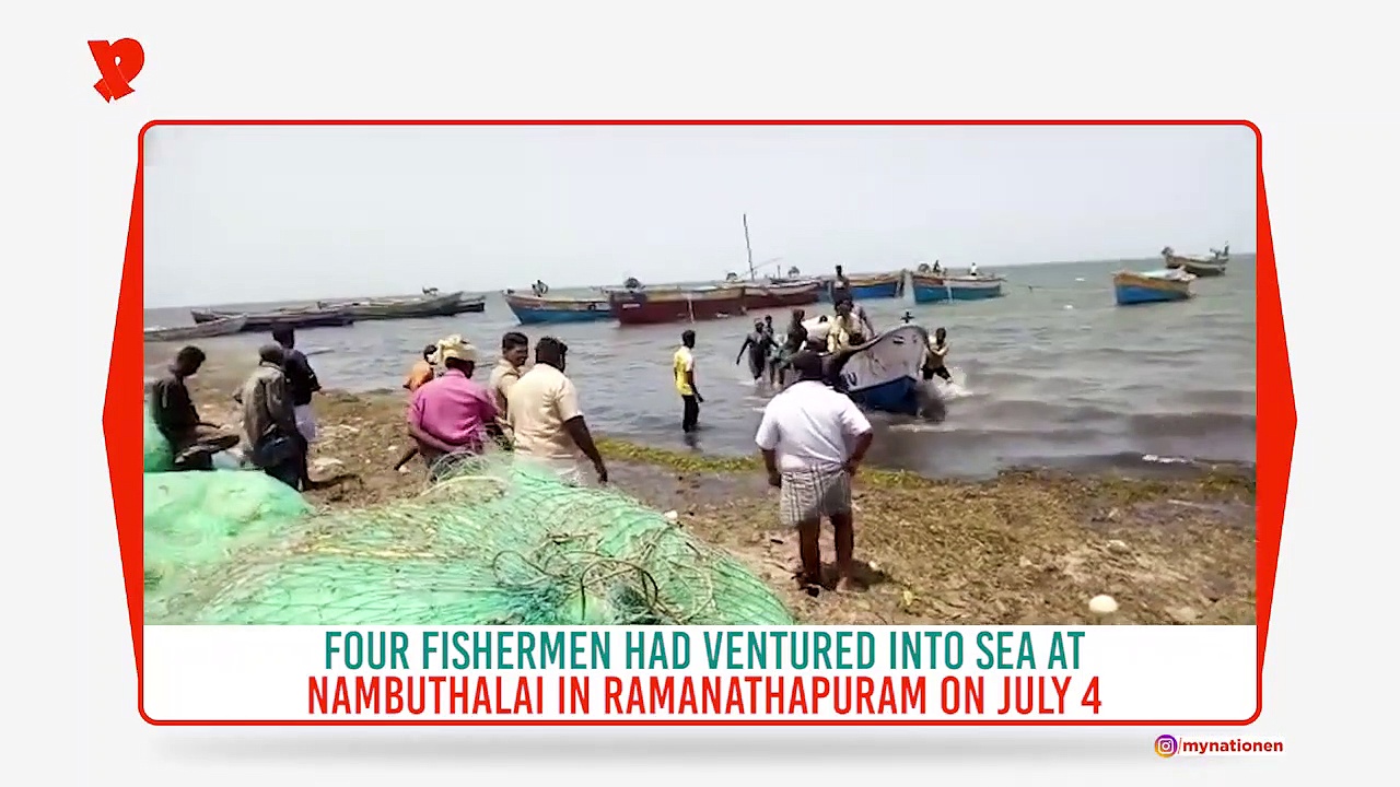 Ramanathapuram: Two fishermen missing since July 4 found clinging to boat