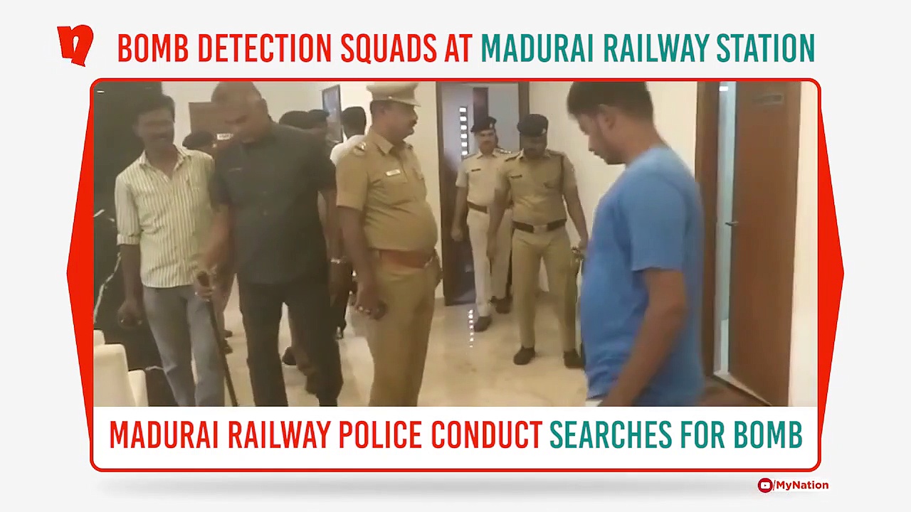 Railway Police, bomb squads conduct searches at Madurai railway station